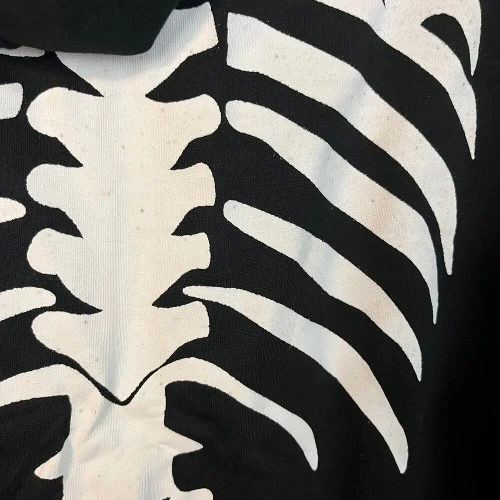 Tipsy elves skeleton full zip one piece unisex outfit NWT medium - Picture 7 of 8